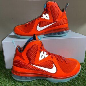 Nike LeBron 9 "Big Bang" 2022 Orange Glow in Dark Men Size DH8006-800 NEW